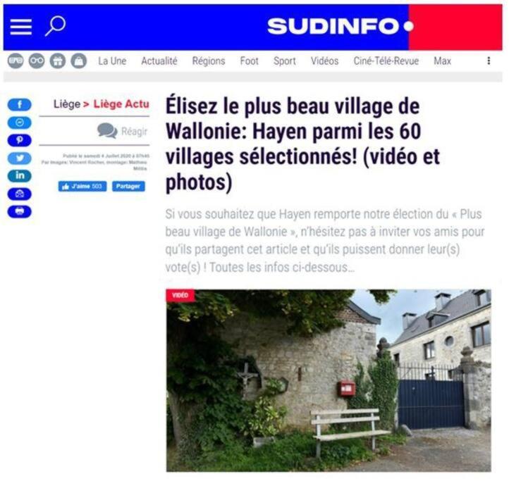 Le Gite D'Hayen Sprimont Exterior photo